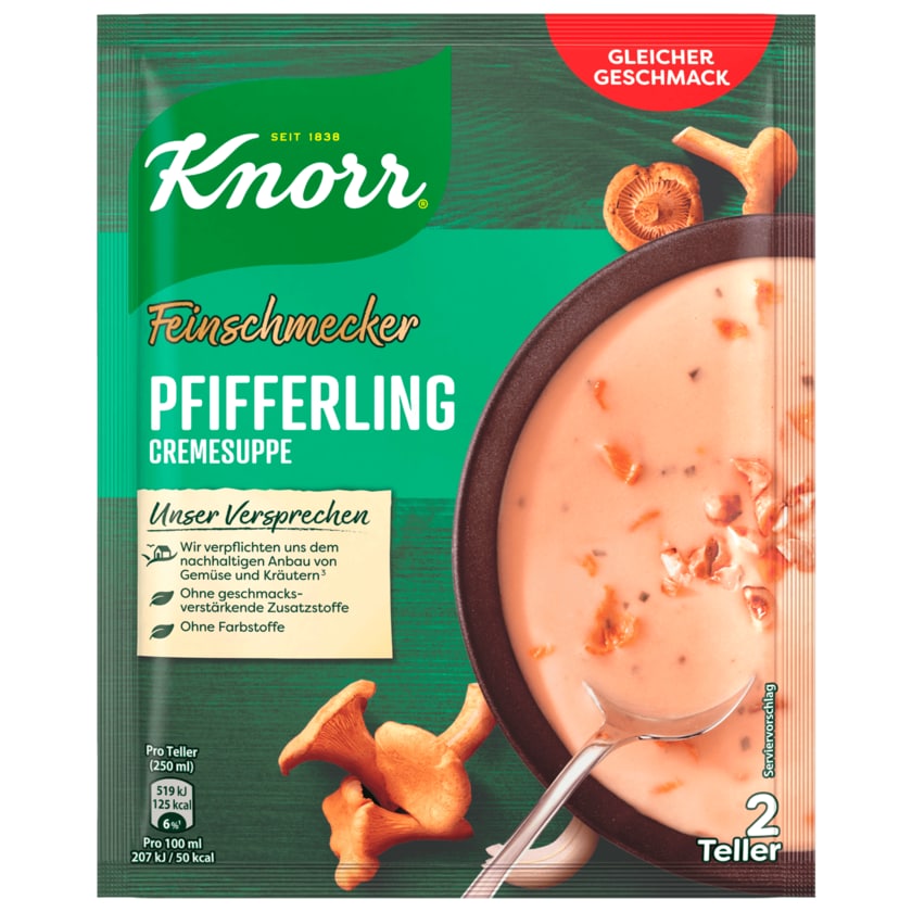 Knorr Feinschmecker Pfifferling Cremesuppe 500ml